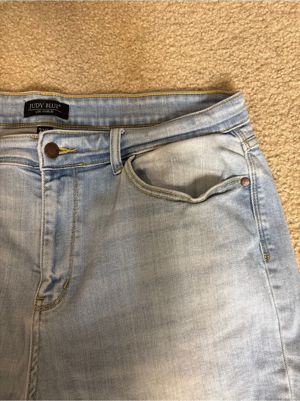 Judy Blue Light Blue High-Rise Denim Shorts